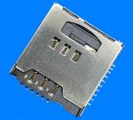 Carta SIM 2 in 1 + Connettore Micro SD, PUSH PULL, H2.7mm